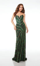 UNK-61678. Long, Strapless Neckline, Straight image 0