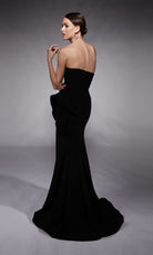 UNK-7113. Long, Strapless, Straight, Closed Back image 2