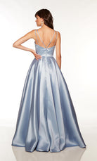UNK-1754. Long, Sweetheart Neckline, A-line image 4