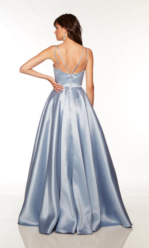 UNK-1754. Long, Sweetheart Neckline, A-line image 4