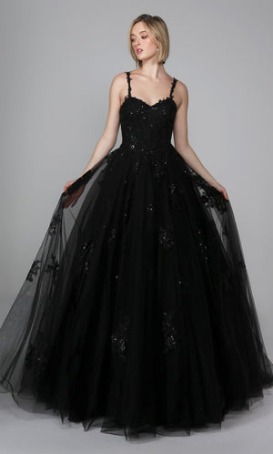 UNK-Wedding Dress: 7043. Long Bridal Gown, Sweetheart Neckline, Ball Gown image 4
