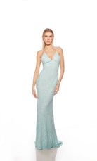 UNK-88009. Long, V Neckline, Straight, Open Back image 22