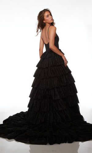 UNK-61526. Long, Scooped Neckline, Ballgown image 6