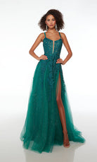 UNK-61477. Long, Plunging Neckline, A-line image 0
