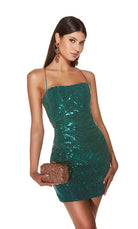UNK-4888. Short, Square Neckline, Straight image 6