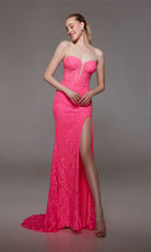 UNK-1804. Long, Sweetheart Neckline, Straight image 0