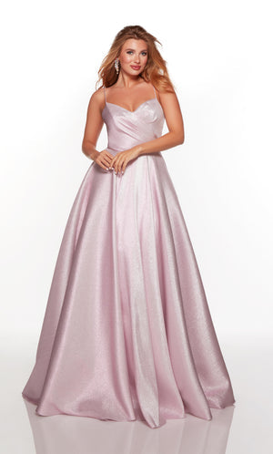 UNK-1767. Long, Sweetheart Neckline, A-line image 0