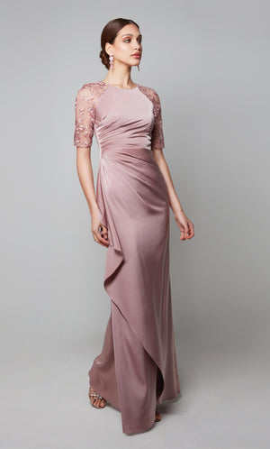 UNK-27601. Long, Scoop Neck, Straight, Closed Back image 0