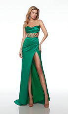 UNK-61572. Long, Off The Shoulder, Straight, Open Back image 6