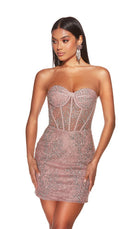 UNK-4865. Short, Sweetheart Neckline, Straight image 2