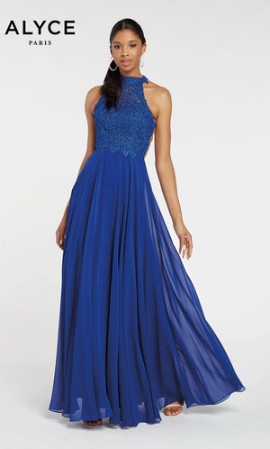 UNK-60061. Long, Halter, Flowy, Racer Back image 0