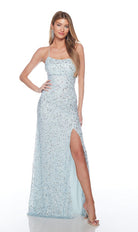 UNK-88000. Long, Scooped Neckline, Straight image 0