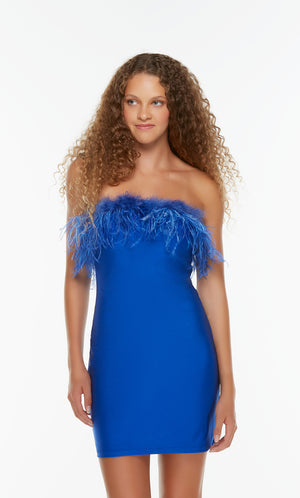 UNK-4524. Short, Strapless, Straight, Closed Back image 7