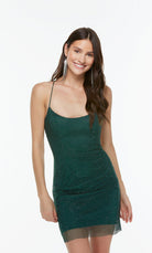 UNK-4244. Short, Scoop Neck, Straight image 7