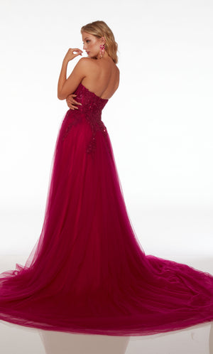 UNK-61723. Long, Strapless Neckline, Ballgown image 2