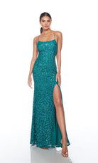 UNK-88000. Long, Scooped Neckline, Straight image 6