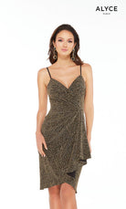 UNK-27414. Short, V-Neck, Straight, Enclosed Back image 0