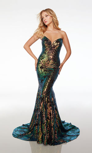 UNK-61597. Long, Sweetheart Neckline, Mermaid image 0