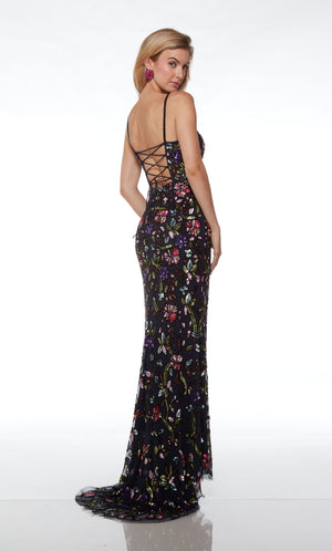 UNK-61687. Long, Plunging Neckline, Straight image 5