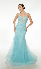 UNK-61640. Long, Plunging Neckline, Mermaid image 0