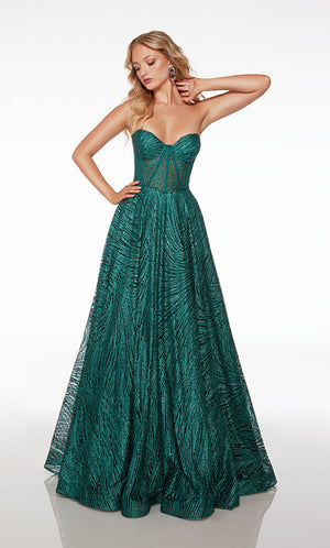 UNK-61580. Long, Sweetheart Neckline, A-line image 0