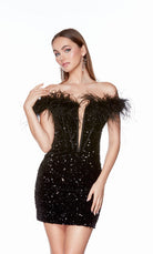 UNK-4798. Short, Off The Shoulder, Straight image 0