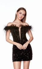 UNK-4798. Short, Off The Shoulder, Straight image 3