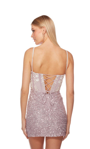 UNK-84008. Short, Sweetheart Neckline, Straight image 1
