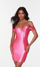 UNK-4525. Short, Off The Shoulder, Straight image 5