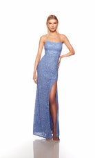 UNK-88000. Long, Scooped Neckline, Straight image 9