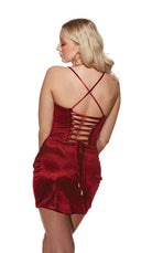 UNK-4928. Short, Sweetheart Neckline, Straight image 5