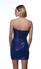 UNK-4849. Short, Sweetheart Neckline, Straight image 4