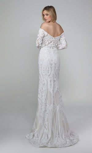 UNK-27544. Long Sexy Dresses, Off The Shoulder, Fit N Flare image 13