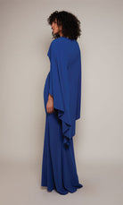 UNK-27683. Long, High Neck, Straight, Closed Back image 1