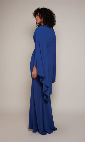 UNK-27683. Long, High Neck, Straight, Closed Back image 1