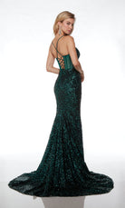 UNK-61503. Long, Plunging Neckline, Fit And Flare image 4