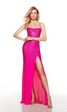 UNK-61363. Long, Square Neckline, Straight image 0