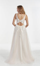 UNK-60894. Long, Plunging Neckline, A-line image 5