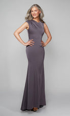 UNK-27598. Long, High Neck, Straight, Closed Back image 2