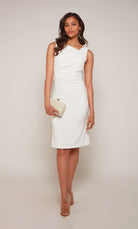 UNK-70037. Short, V-neck, Straight, Closed Back image 2