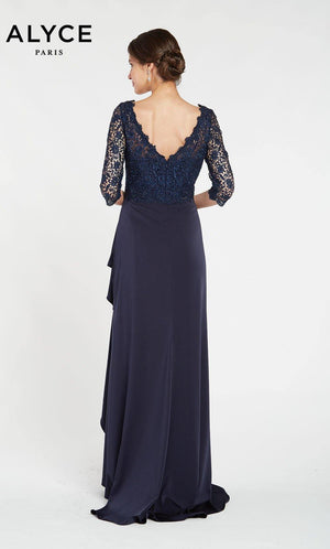 UNK-27242. Long, V-Neck, Straight, V Shaped Back image 1