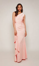 UNK-27624. Long, One Shoulder, Straight, Closed Back image 3