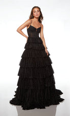 UNK-61526. Long, Scooped Neckline, Ballgown image 5