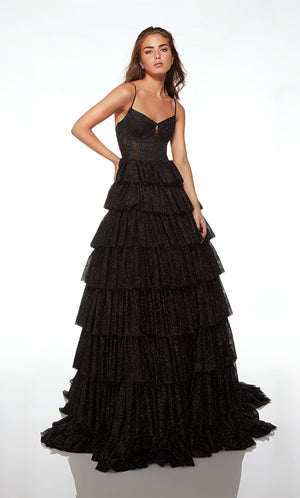 UNK-61526. Long, Scooped Neckline, Ballgown image 5