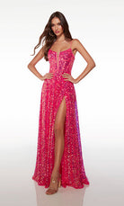 UNK-61517. Long, Plunging Neckline, A-line image 2
