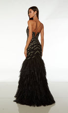 UNK-61721. Long, Plunging Neckline, Mermaid image 1