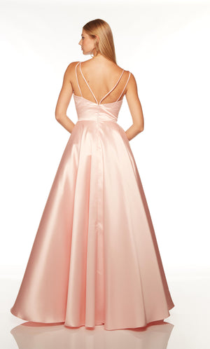 UNK-1754. Long, Sweetheart Neckline, A-line image 7