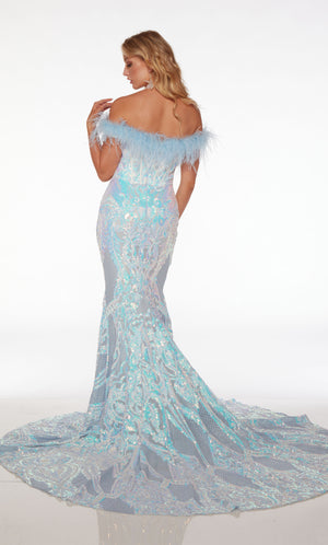 UNK-61650. Long, Off The Shoulder Neckline, Mermaid image 1