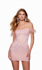 UNK-4759. Short, Off The Shoulder, Straight image 0