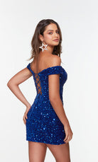 UNK-4602. Short, Off The Shoulder, Straight image 5